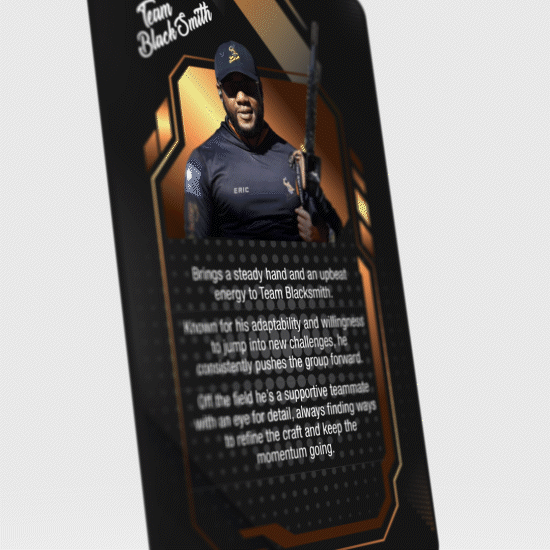 Team Blacksmith Collector's Card - Eric Jackson