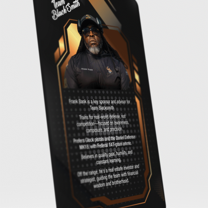 Team Blacksmith Collector's Card - Frank Bank