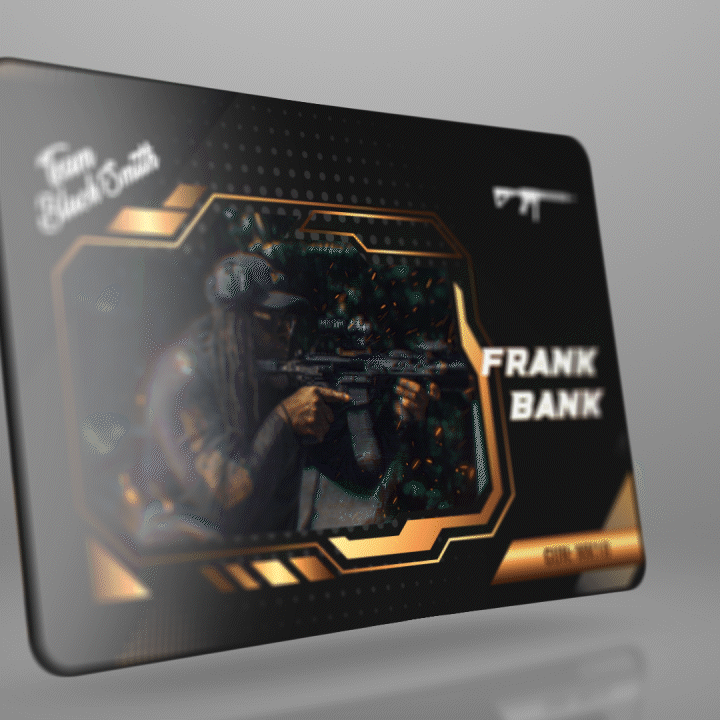 Team Blacksmith Collector's Card - Frank Bank