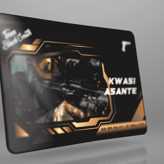 Team Blacksmith Collector's Card - Kwasi Asante