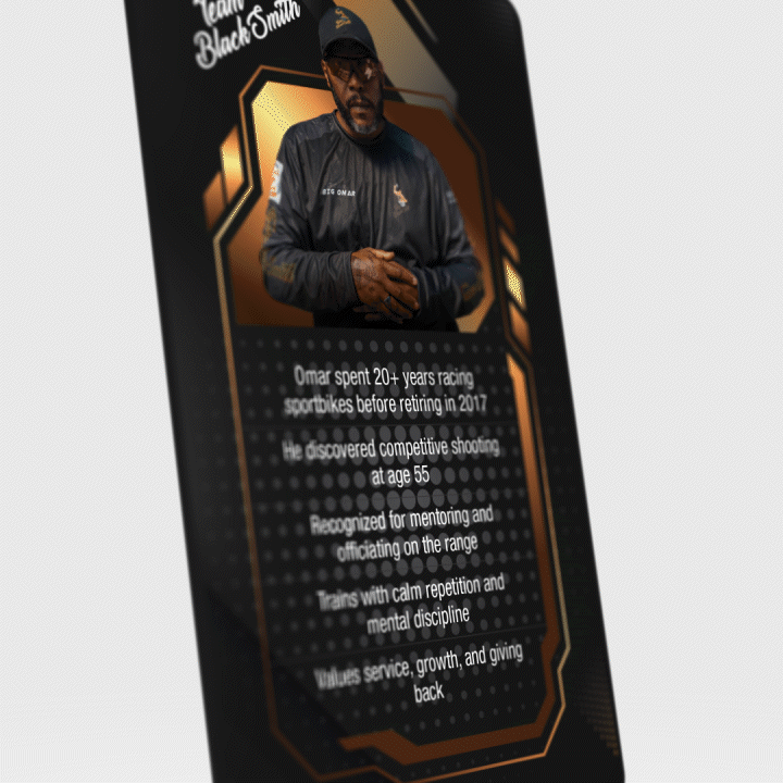 Team Blacksmith Collector's Card - Omar Harris