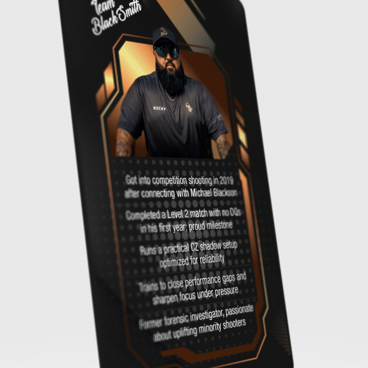 Team Blacksmith Collector's Card - Ricky Nieves