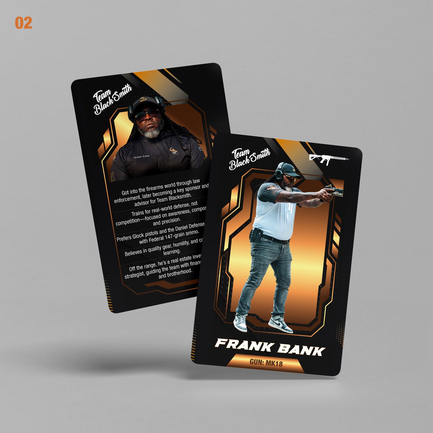 Team Blacksmith Collector's Card - Frank Bank