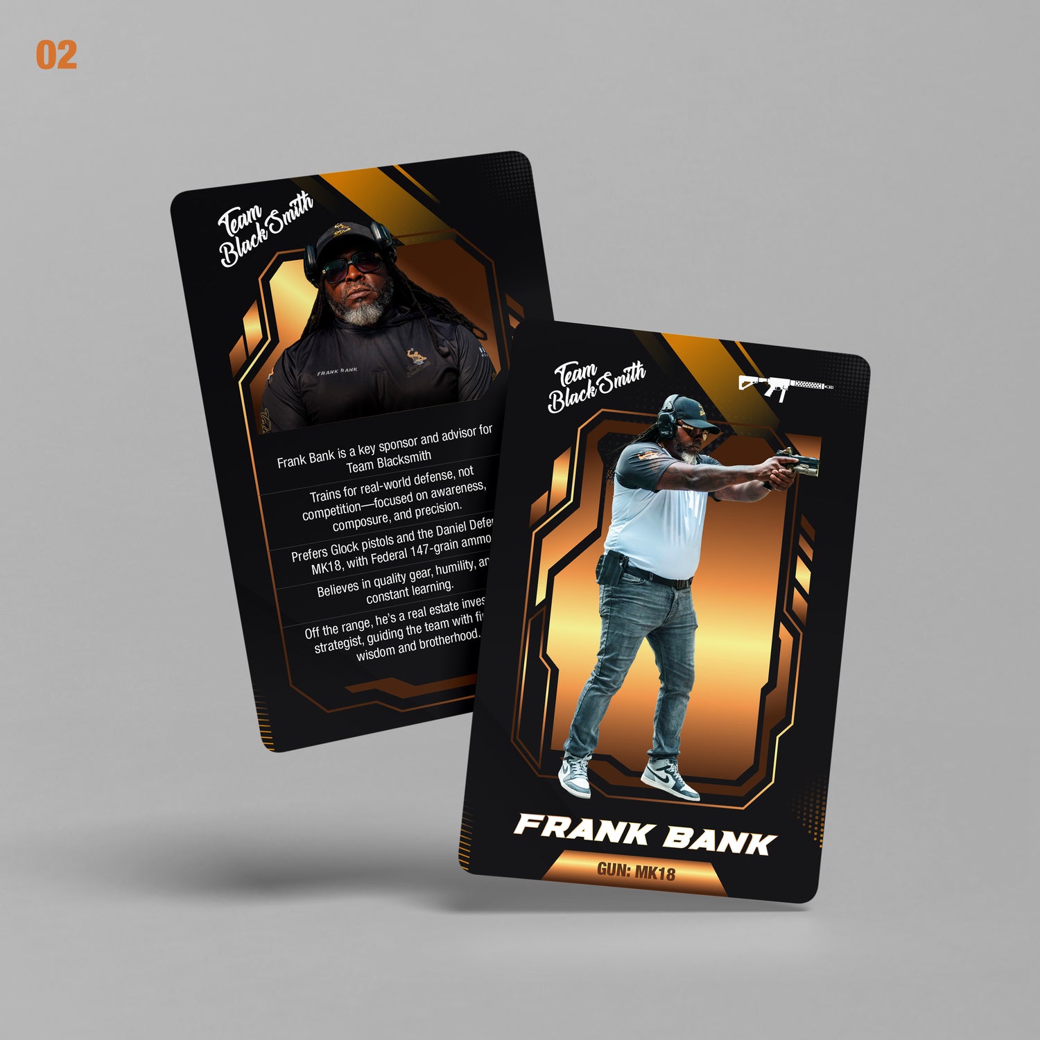 Team Blacksmith Collector's Card - Frank Bank