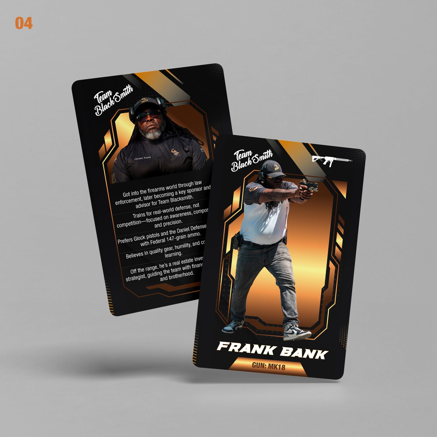 Team Blacksmith Collector's Card - Frank Bank