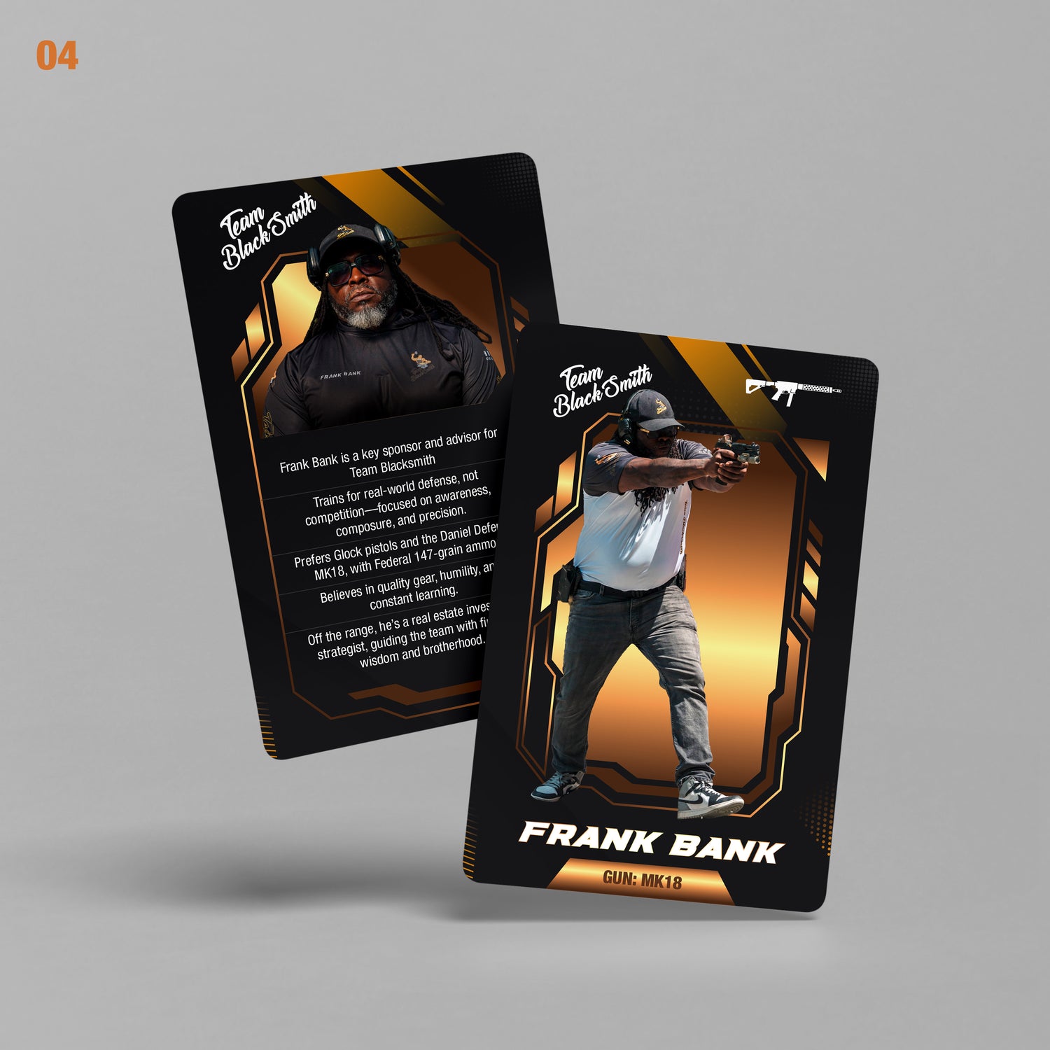Team Blacksmith Collector's Card - Frank Bank