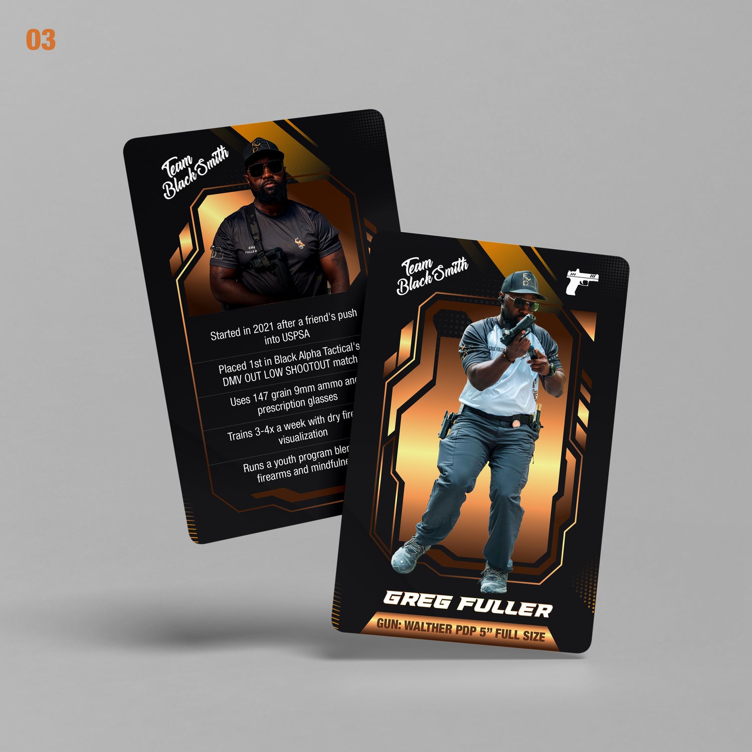 Team Blacksmith Collector's Card - Greg Fuller