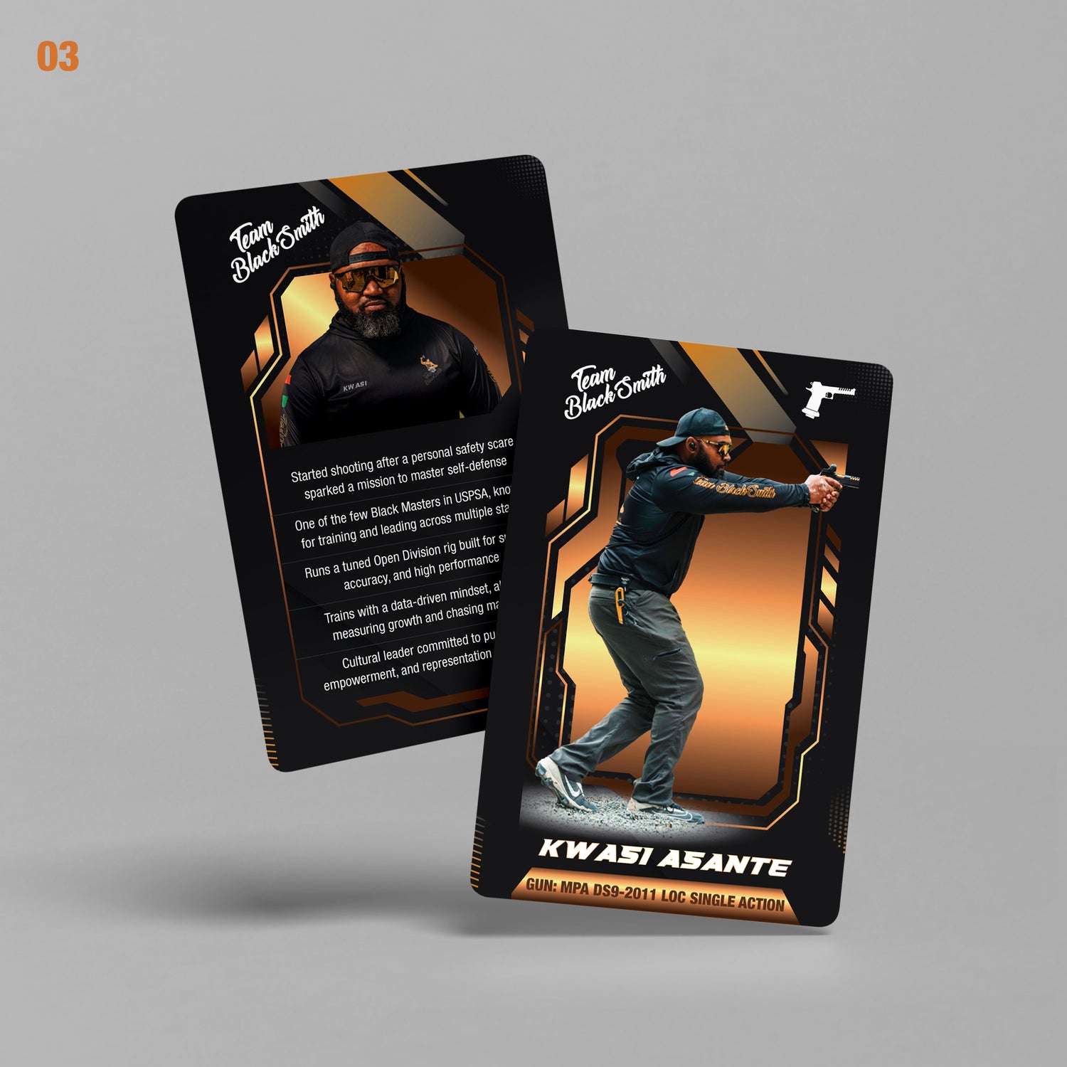 Team Blacksmith Collector's Card - Kwasi Asante