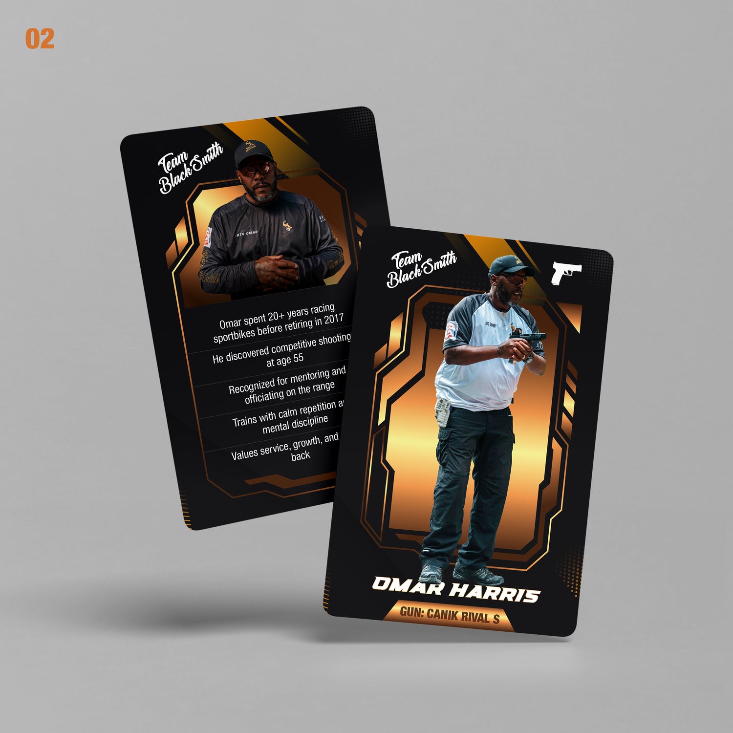 Team Blacksmith Collector's Card - Omar Harris