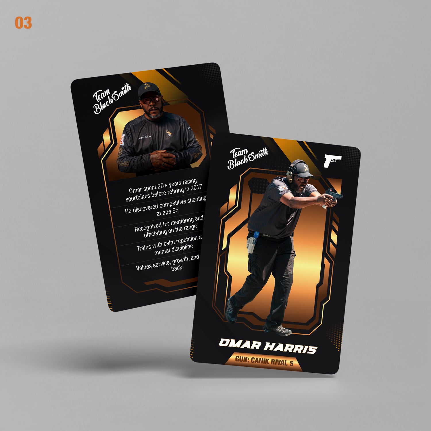 Team Blacksmith Collector's Card - Omar Harris