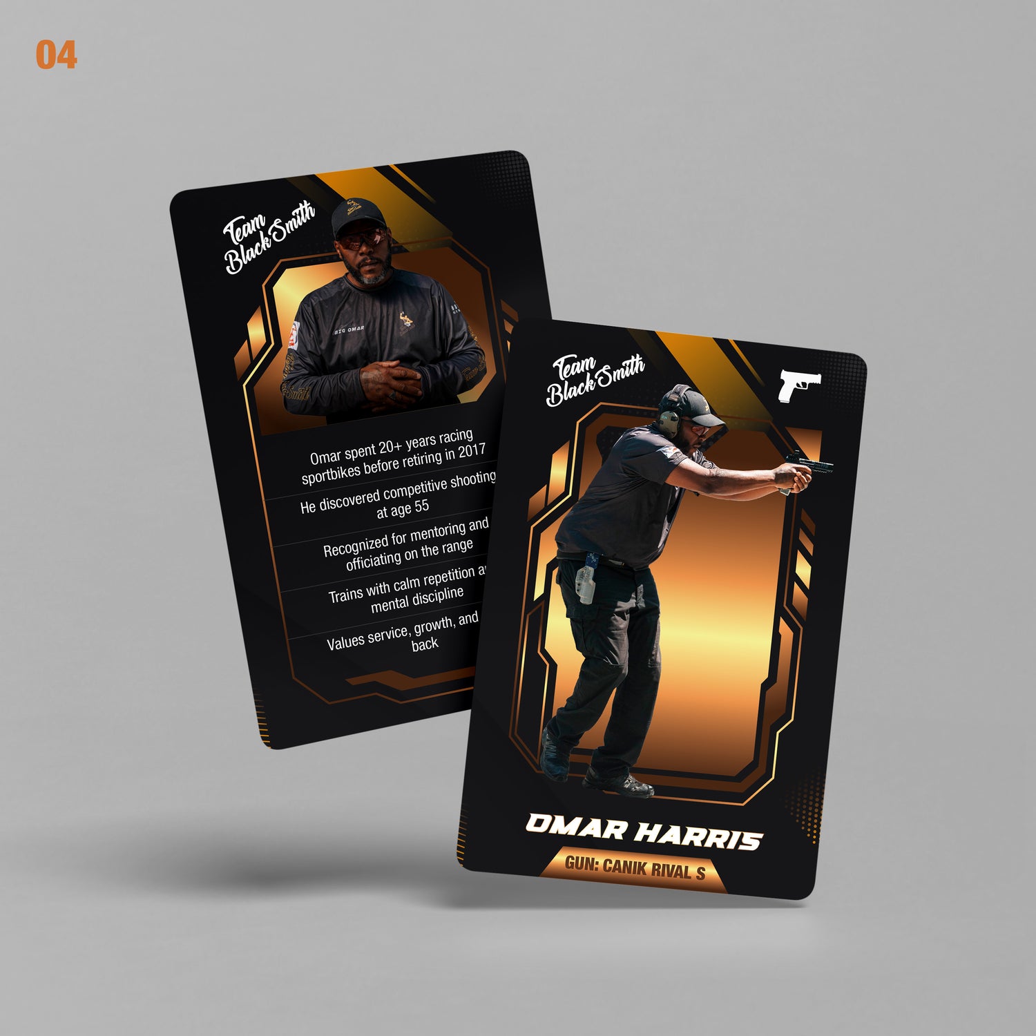 Team Blacksmith Collector's Card - Omar Harris