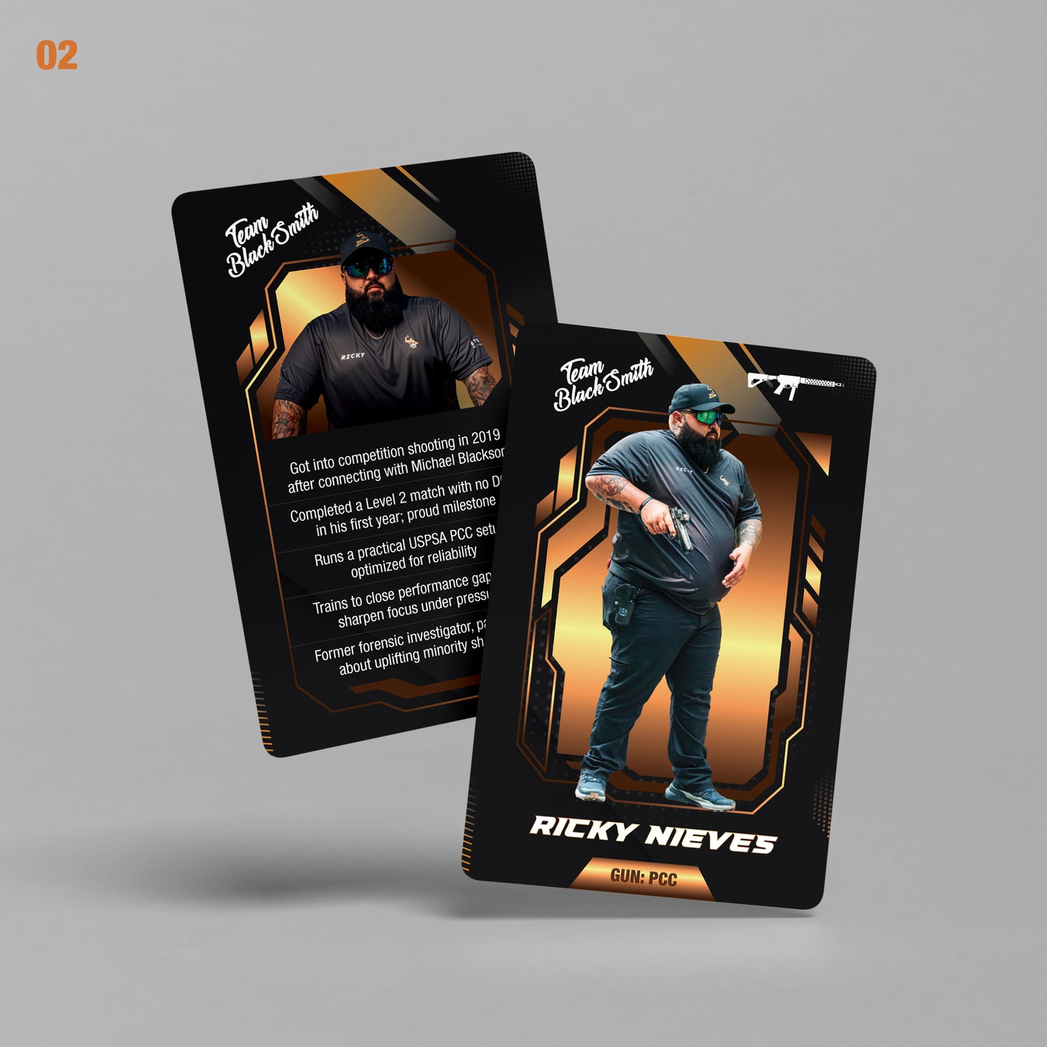Team Blacksmith Collector's Card - Ricky Nieves