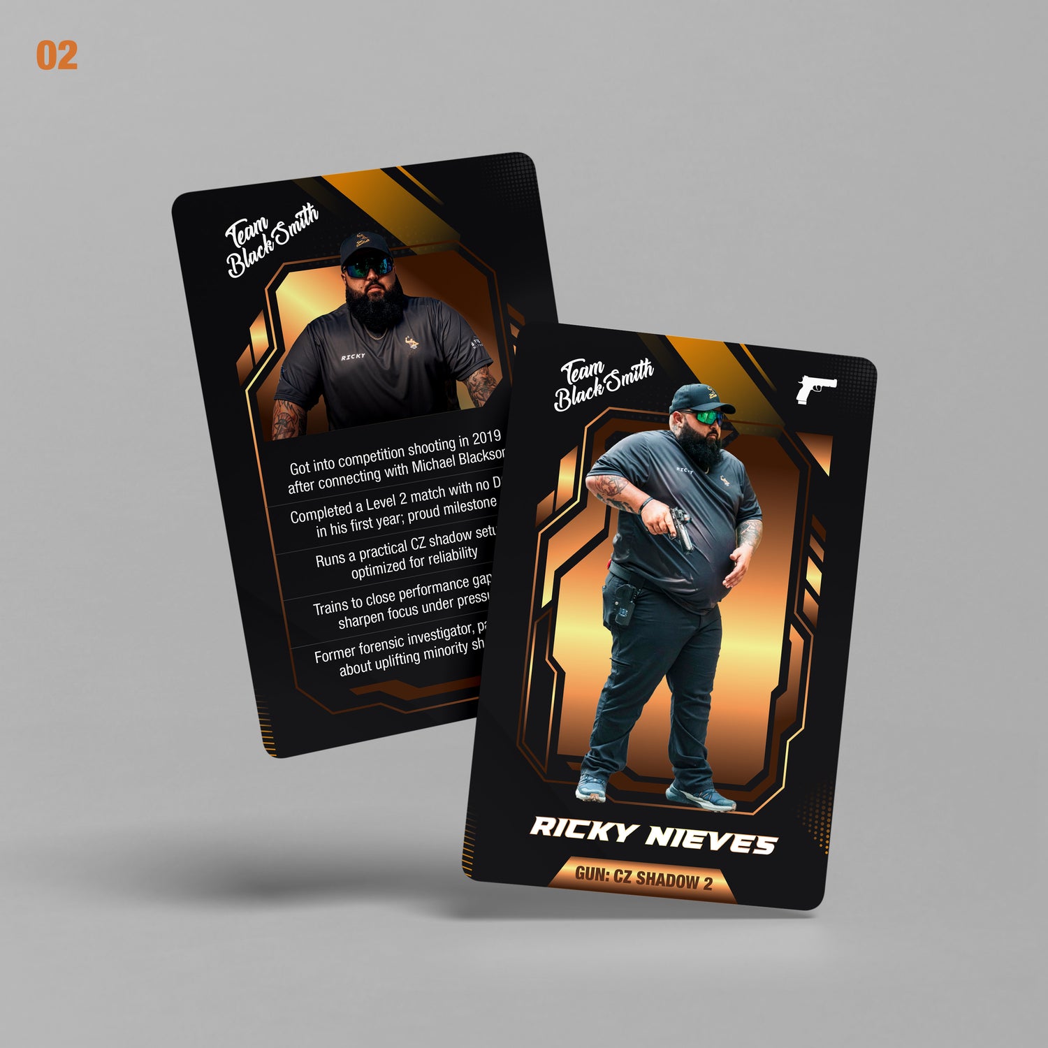 Team Blacksmith Collector's Card - Ricky Nieves
