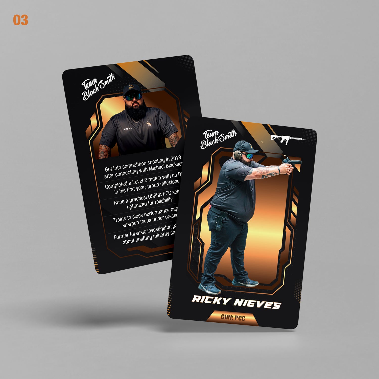 Team Blacksmith Collector's Card - Ricky Nieves