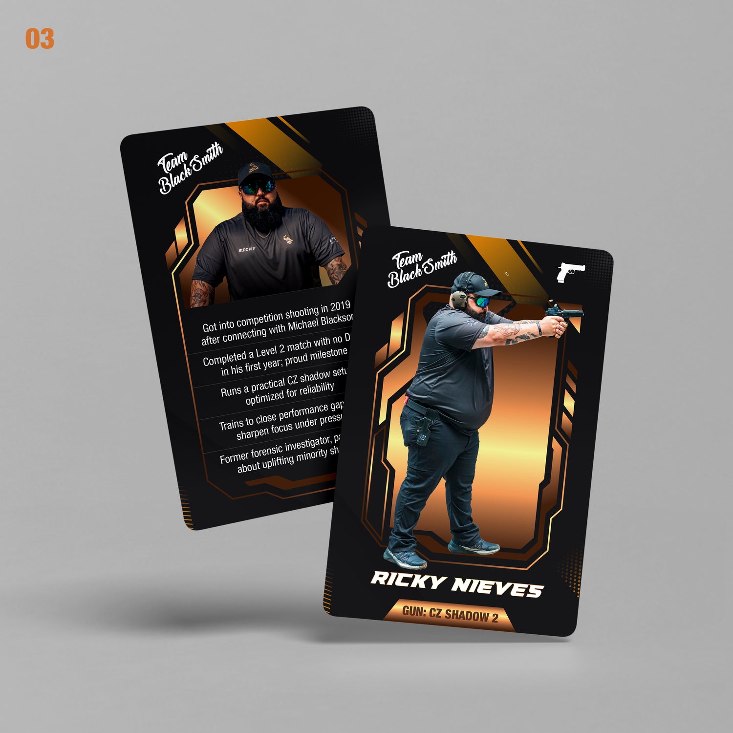 Team Blacksmith Collector's Card - Ricky Nieves