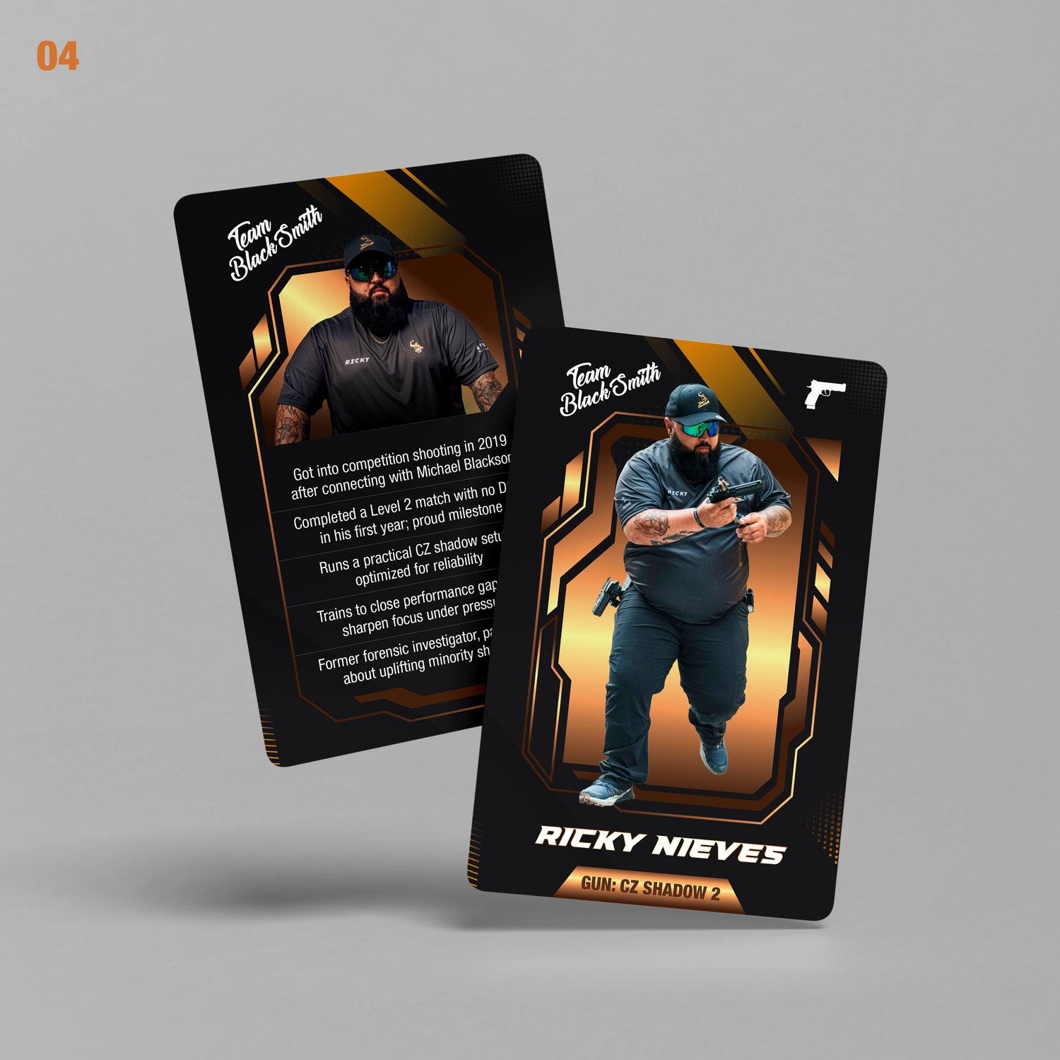 Team Blacksmith Collector's Card - Ricky Nieves