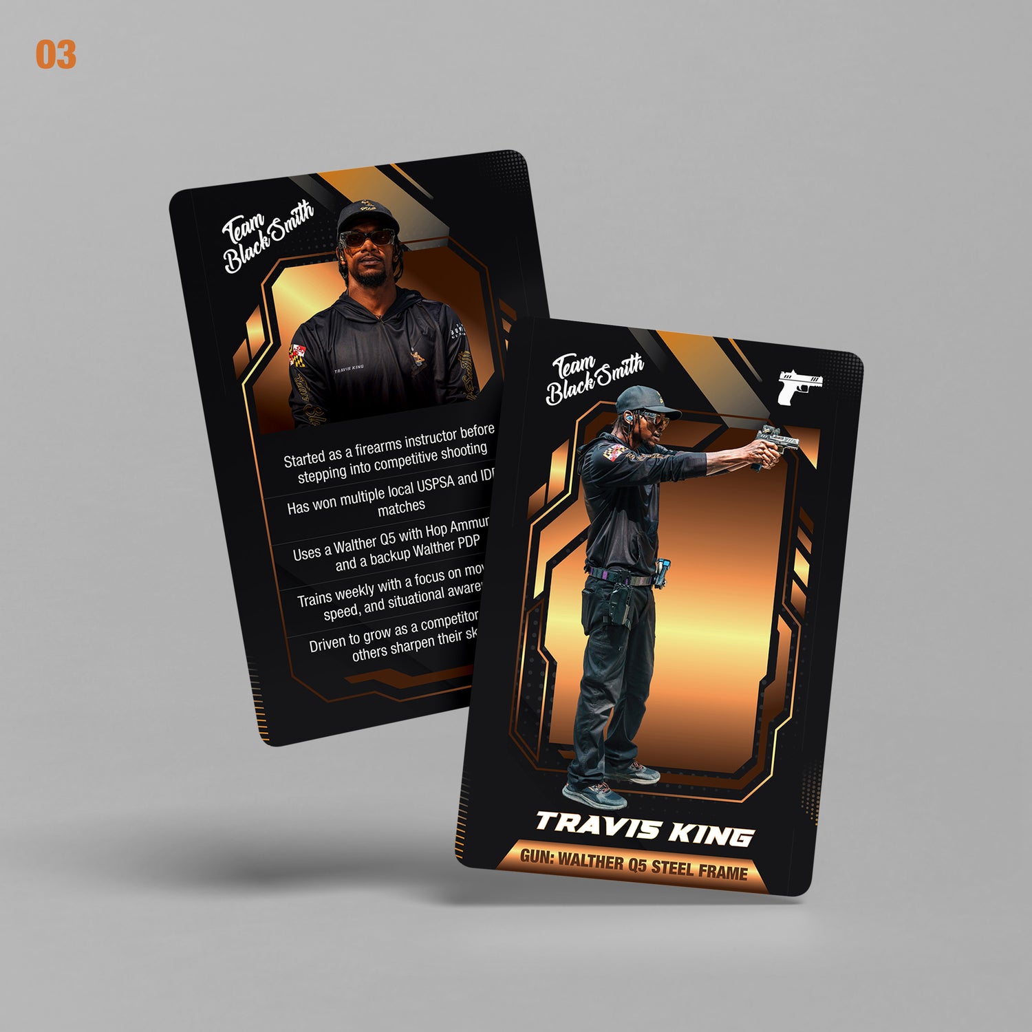 Team Blacksmith Collector's Card - Travis King