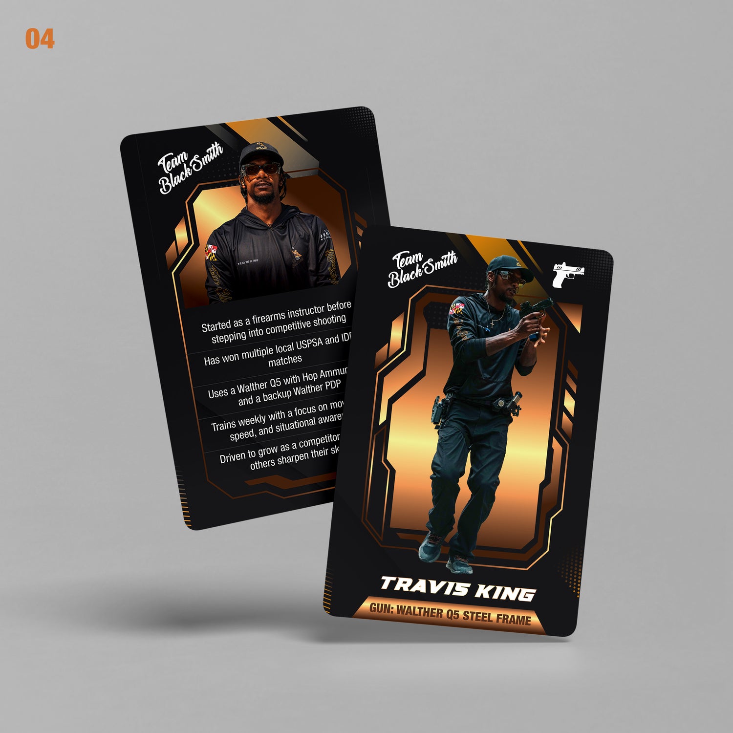 Team Blacksmith Collector's Card - Travis King