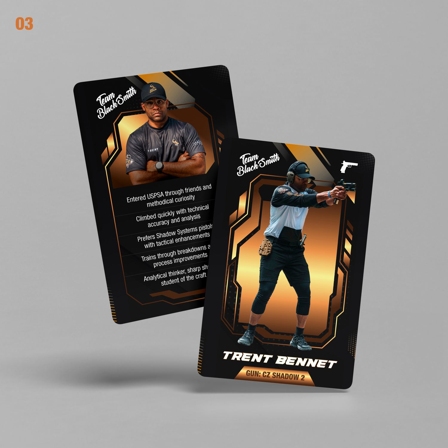 Team Blacksmith Collector's Card - Trent Bennett