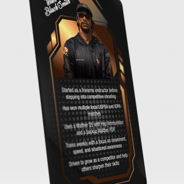 Team Blacksmith Collector's Card - Travis King
