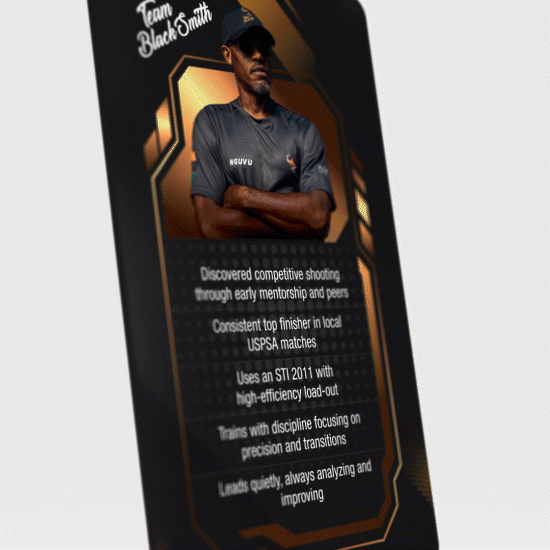 Team Blacksmith Collector's Card - The Range Therapist